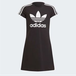 Nwt Girls Adidas Black ADICOLOR DRESS